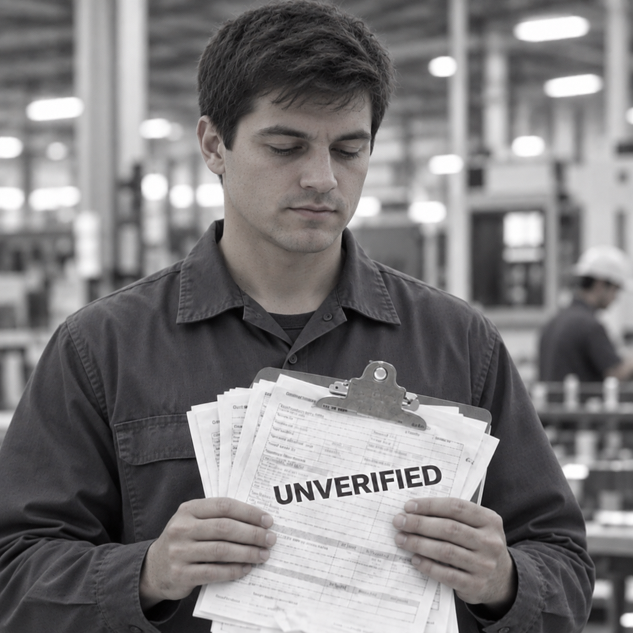 Manual paper-based compliance process